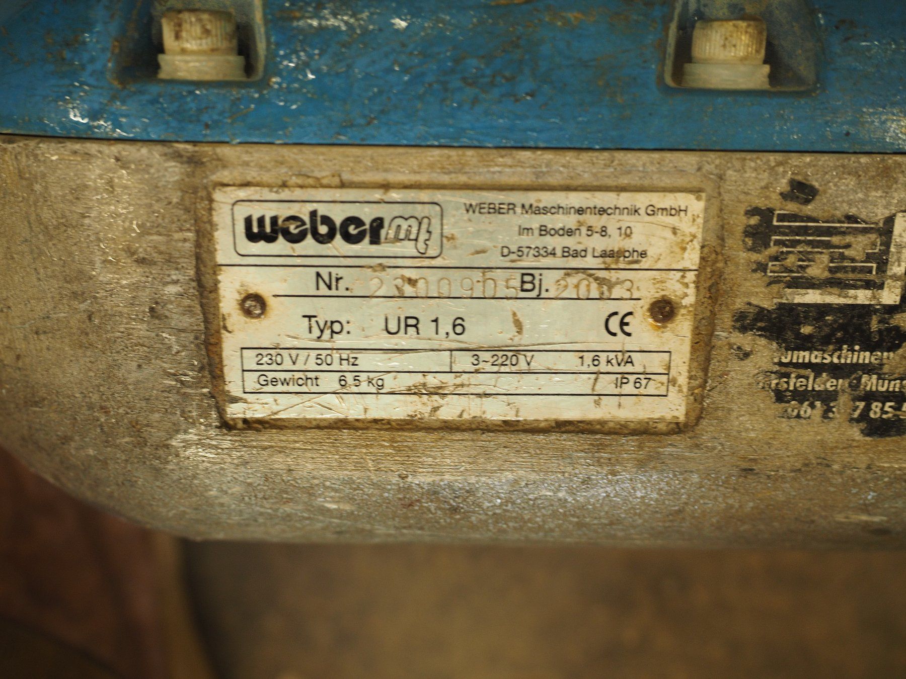 Alle Maschinen: Betonvibrator WEBER – Gebraucht aus Arboldswil von Alexis46 1