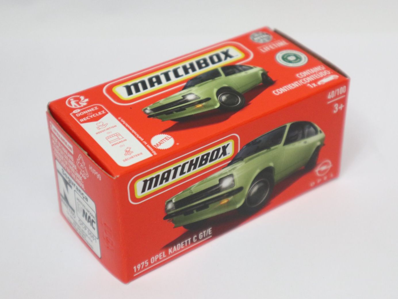 Matchbox Modellini d'auto: Matchbox 1975 Opel Kadett C GT/E – Nuovo e nell'imballaggio originale da Eschenbach SG venduto da Astalavista 1