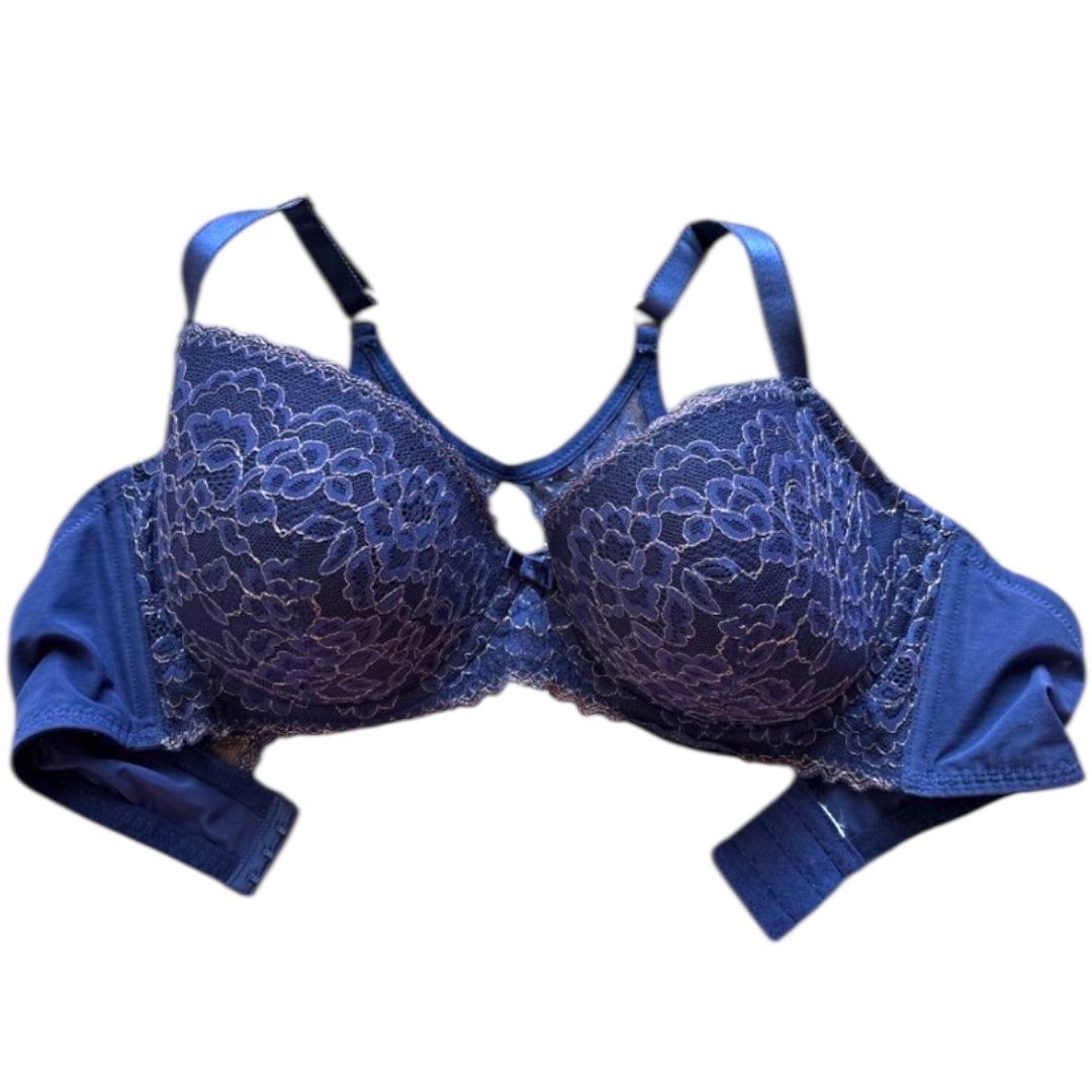 C&A Altra biancheria intima: Dunkelblauer BH mit Spitze, neuwertig, Grösse 85 D – Nuovo (secondo la descrizione) da Hendschiken venduto da Uraniali