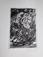 HEINRICH BINDER ORIGINAL RADIERUNG SIGNIERT DATIERT 1970