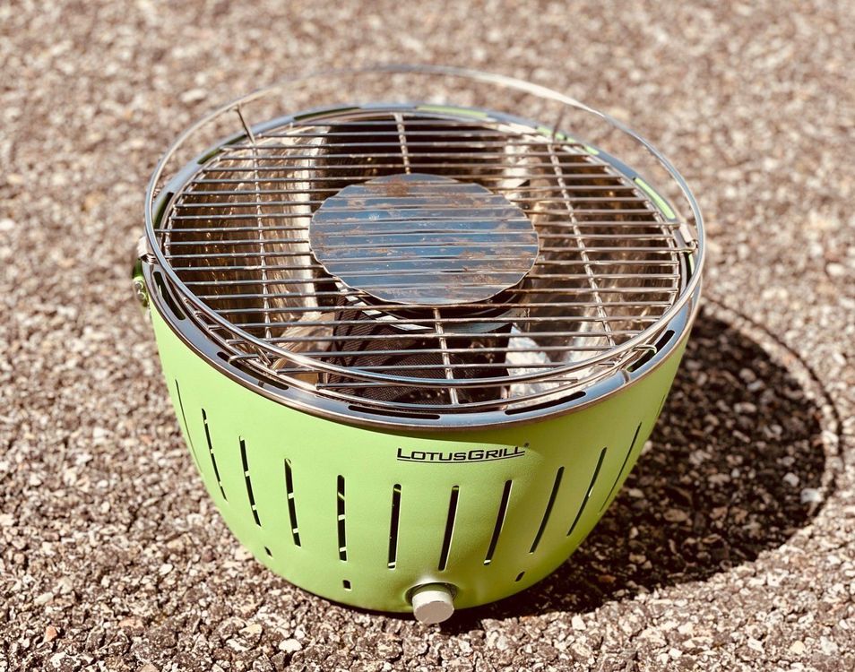LotusGrill 32cm Limettengrün und Tasche Kaufen auf Ricardo