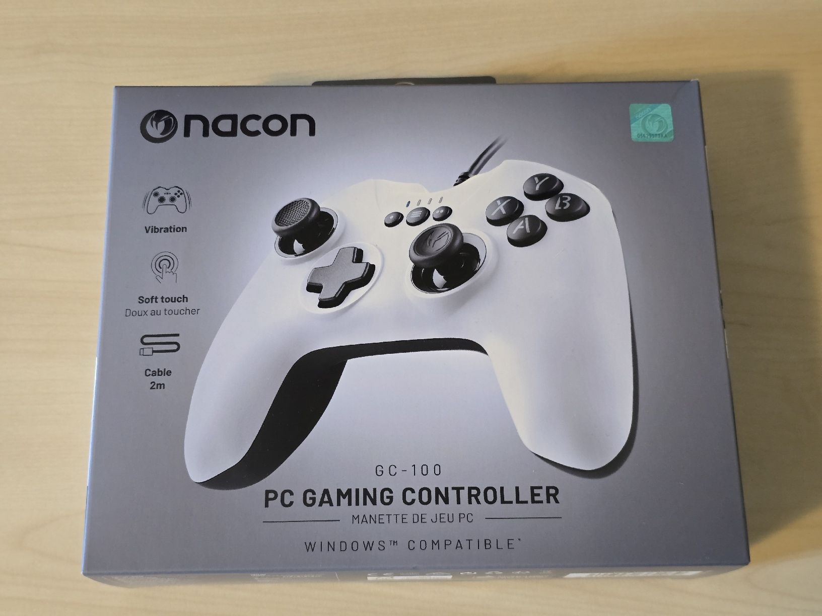 Controller: Nacon GC-100 PC Gaming Controller Weiss neu – Nuovo e nell'imballaggio originale da Zürich venduto da J.Gimple