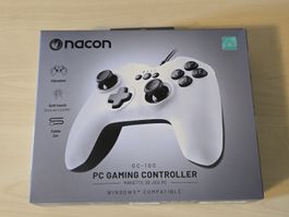 Nacon GC-100 PC Gaming Controller Weiss neu