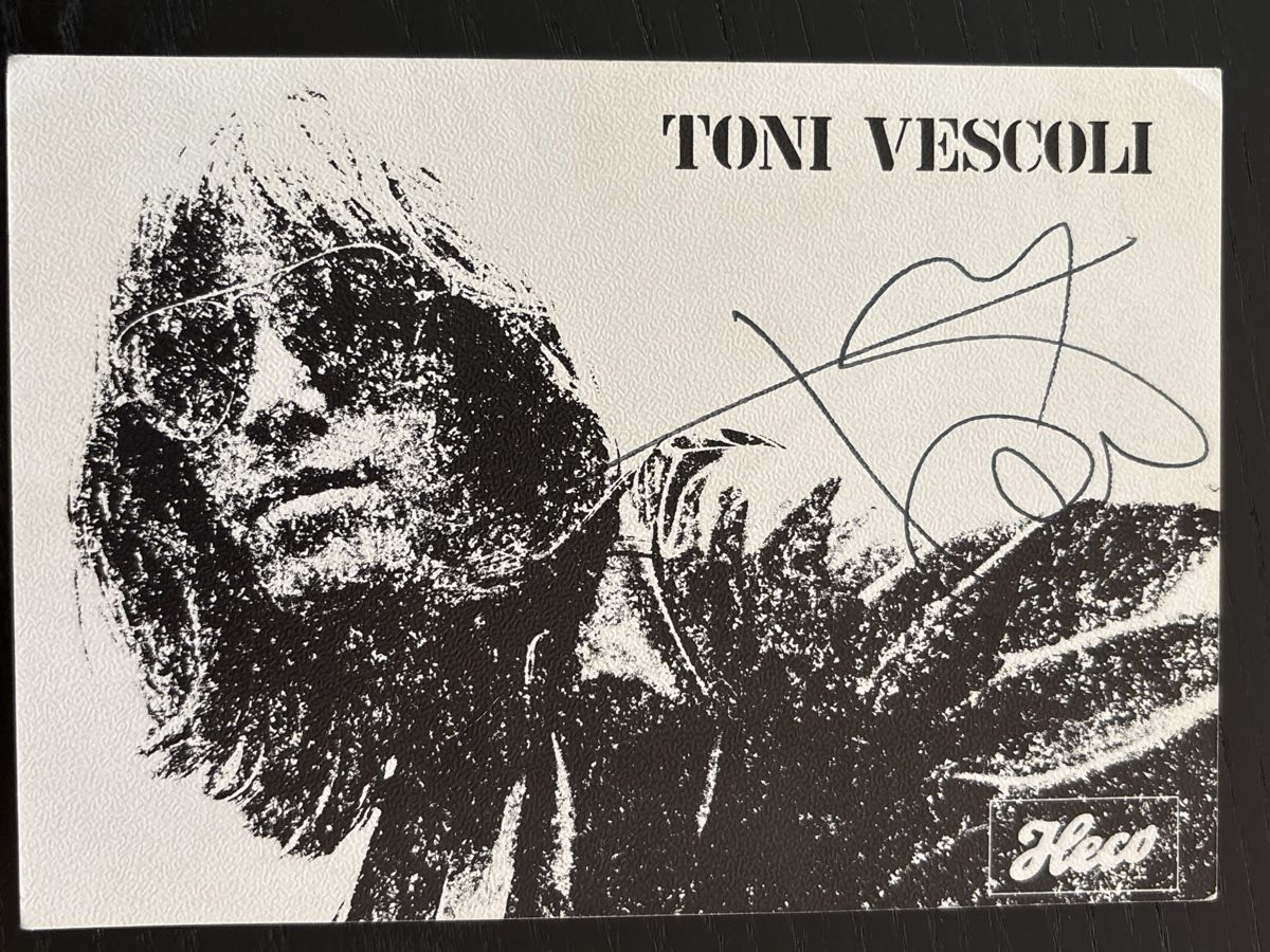 Autografi: Autogrammkarte Toni Vescoli handsigniert – Usato da Uetendorf venduto da hoisle