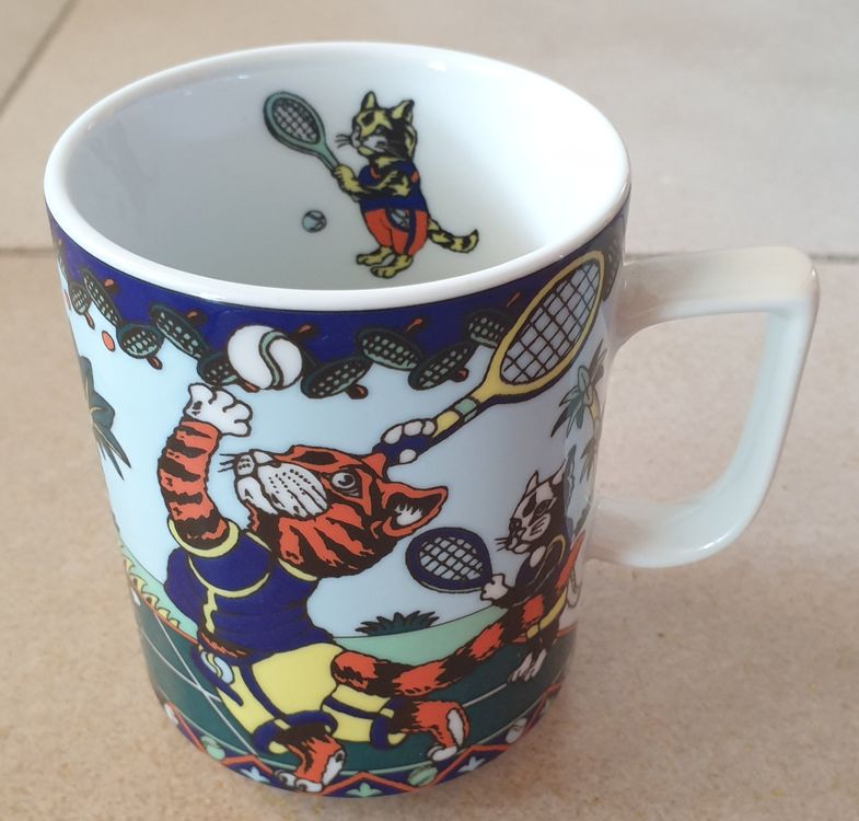 Tasse Tennis Navika Céramique Multicolore – Cadeau Joueur