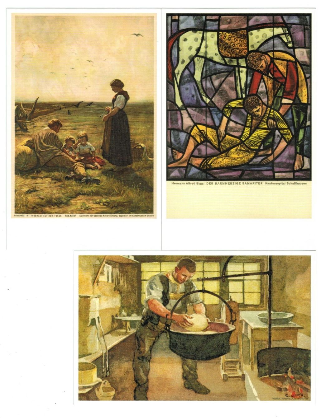 Cartoline postali: 3 AK Bundesfeier Postkarten (Reprints!) – Nuovo (secondo la descrizione) da Zürich venduto da Tolima194