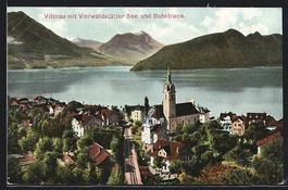 Vitznau, Ortsansicht mit Vierwaldstätte