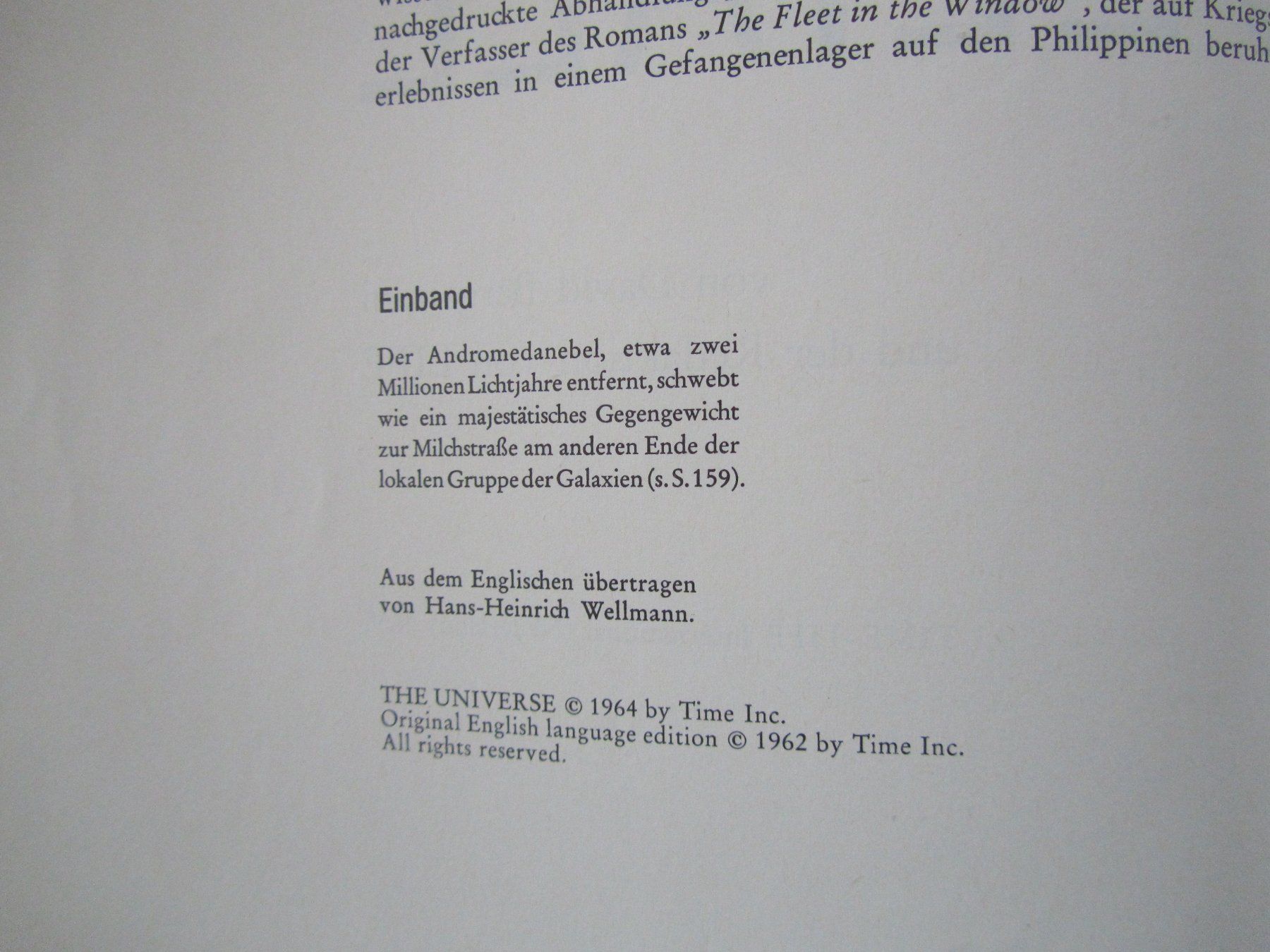 Libri: Das Weltall, ein Time-Life Buch – Usato da Weiningen ZH venduto da dietsch57 2
