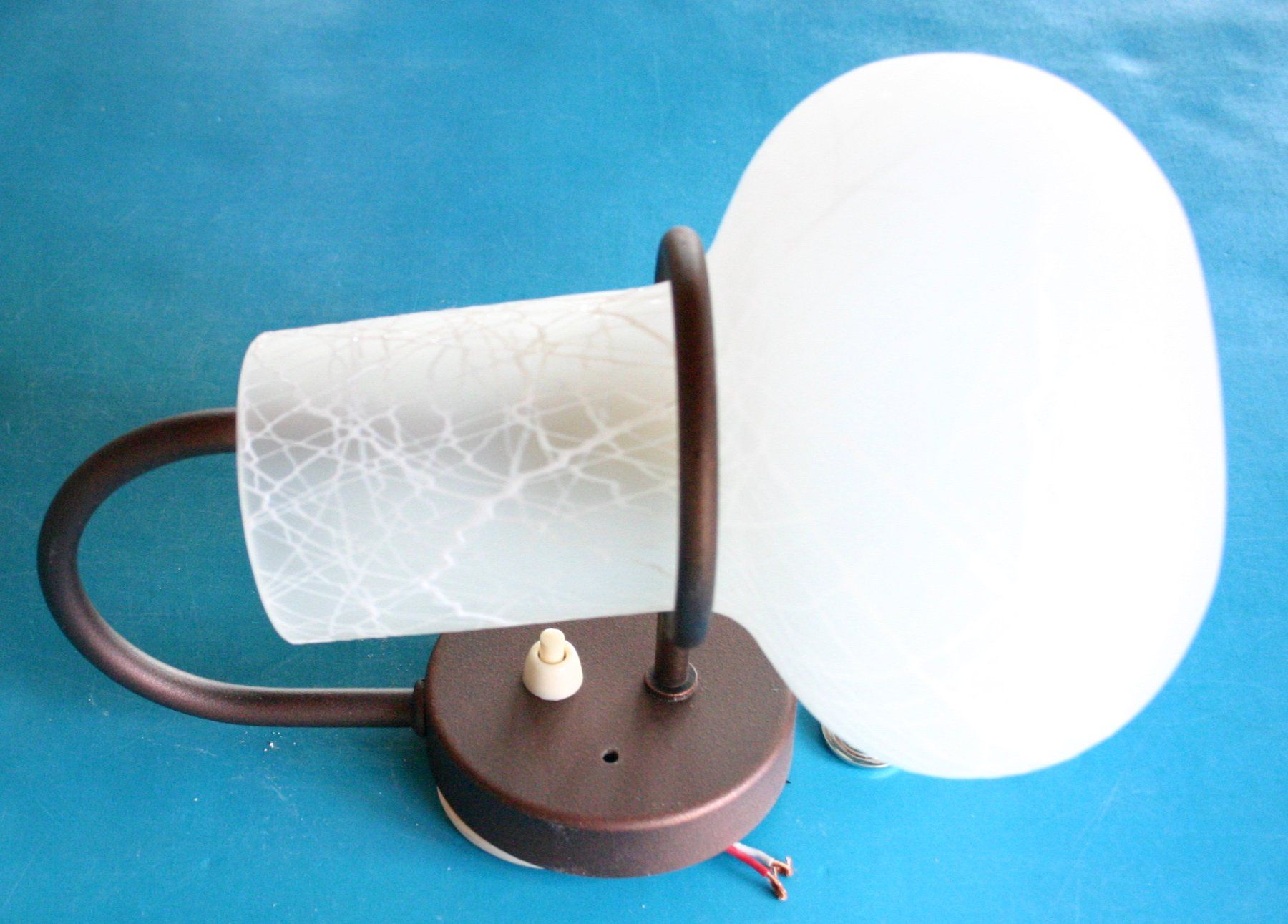 Lampade: Wandlampe, mit Opalglas – Usato da Winkel venduto da gabriele56 2