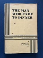 Theater, THE MAN WHO CAME TO DINNER, Hart/Kaufmann, Act. Ed.
