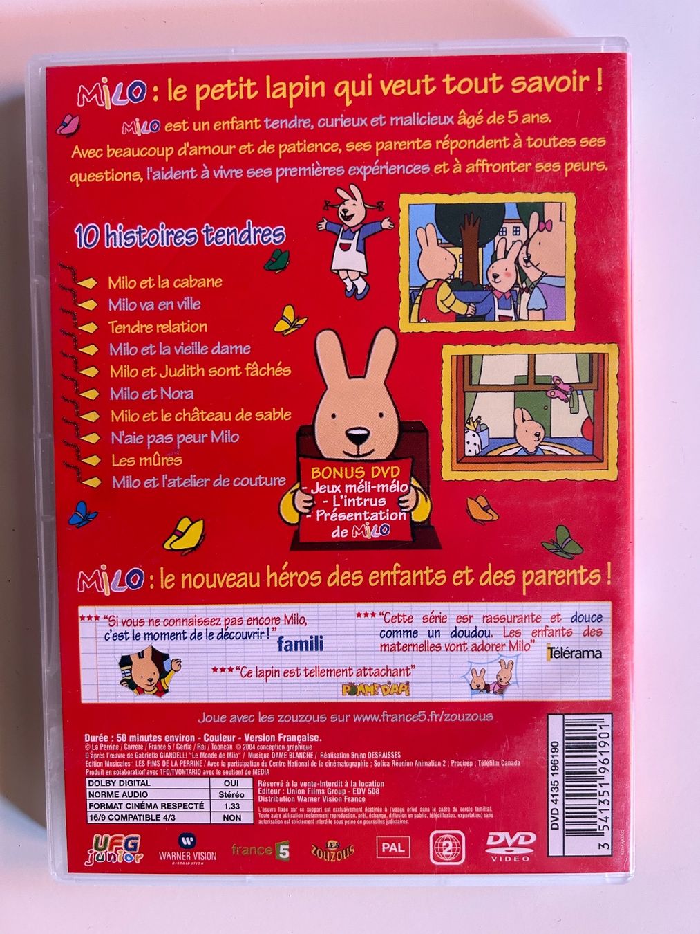 Tutti i DVDs: MILO ET SES AMIS – Usato da St-Cierges venduto da Crisi53 1