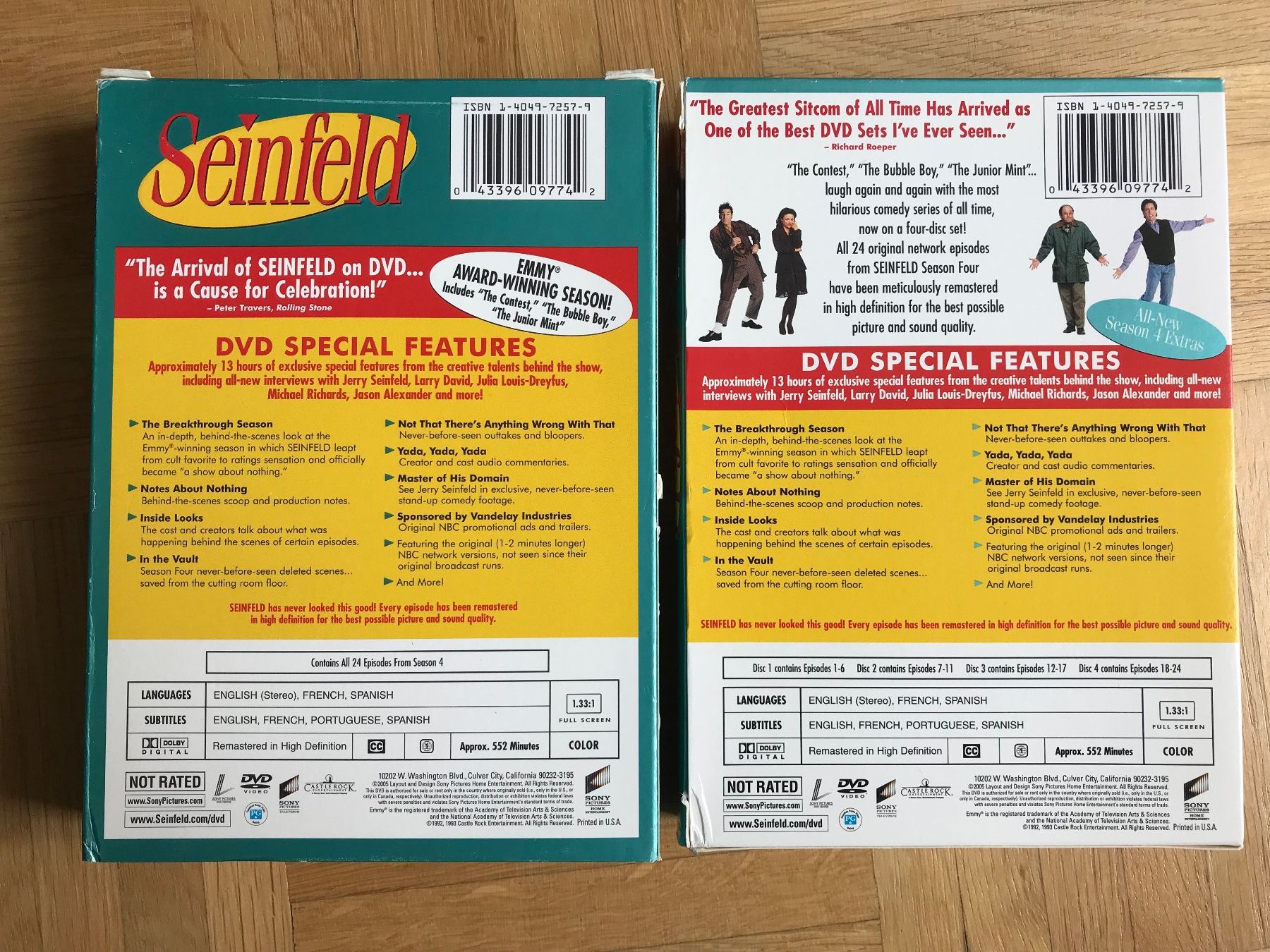 Tutti i DVDs: Seinfeld - Season 4 - DVD – Usato da Zürich venduto da Malcom 4