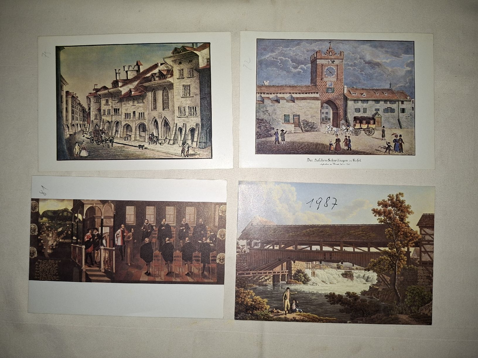 Alle Briefmarken: Lot Schweizer PTT Briefmarken & Ansichtskarten – Gebraucht aus Masein von vin_5yx5