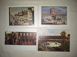 Lot Schweizer PTT Briefmarken & Ansichtskarten