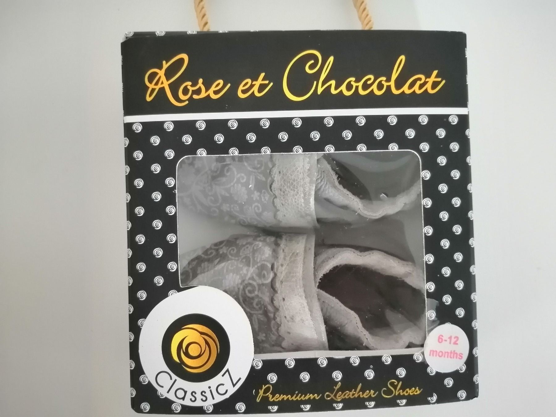 Scarpe per ragazze: Lederfinkli 6-12 Monate Mädchen grau – Usato da Aeschi (SO) venduto da clementinli 2
