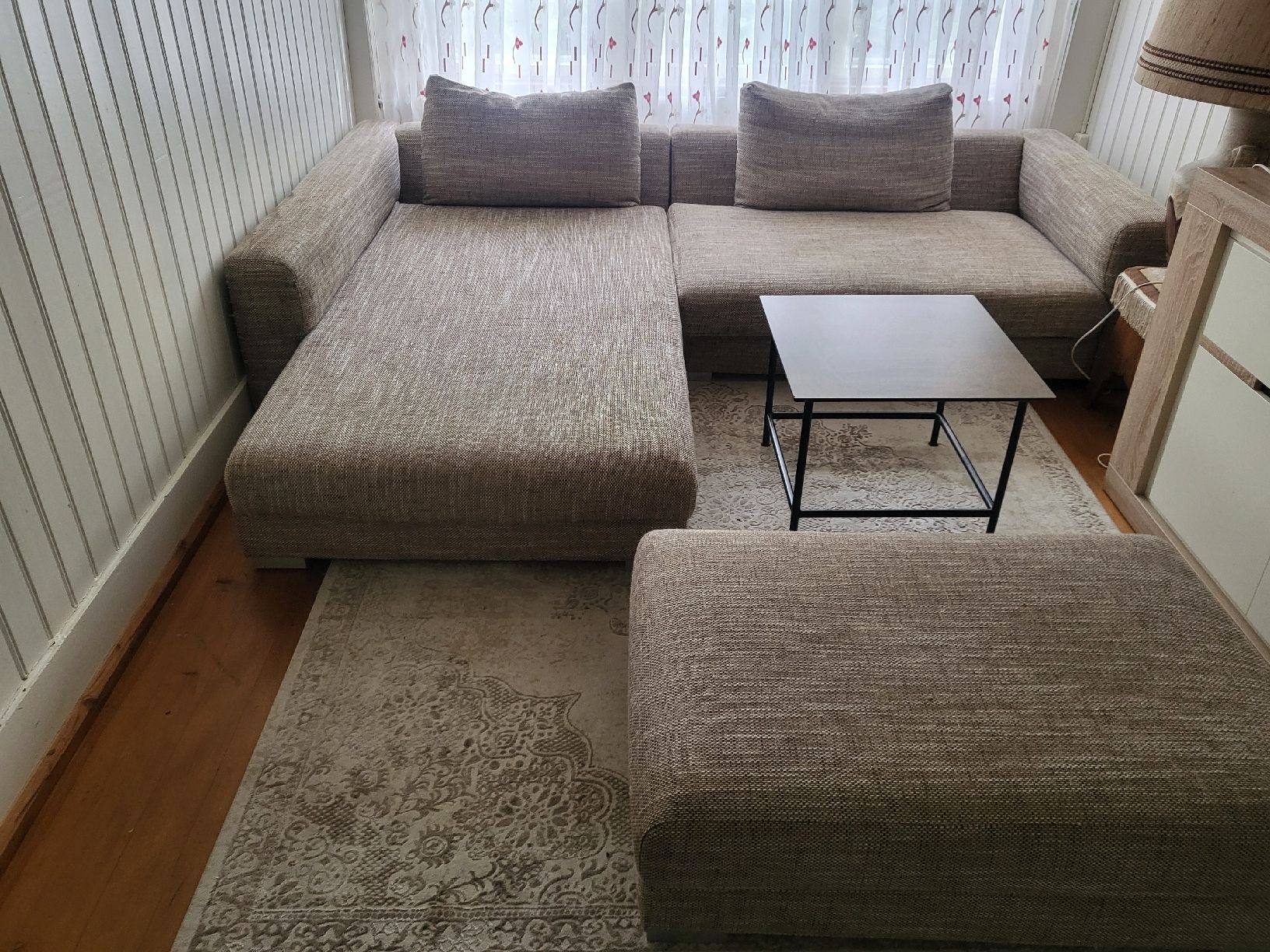 Sofas: Ecksofa mit Hocker – D'occasion à Männedorf par kru_wf5x 4