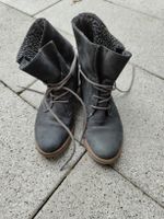Leder Boot von Sommerkind / Gr. 37 / dunkelblau