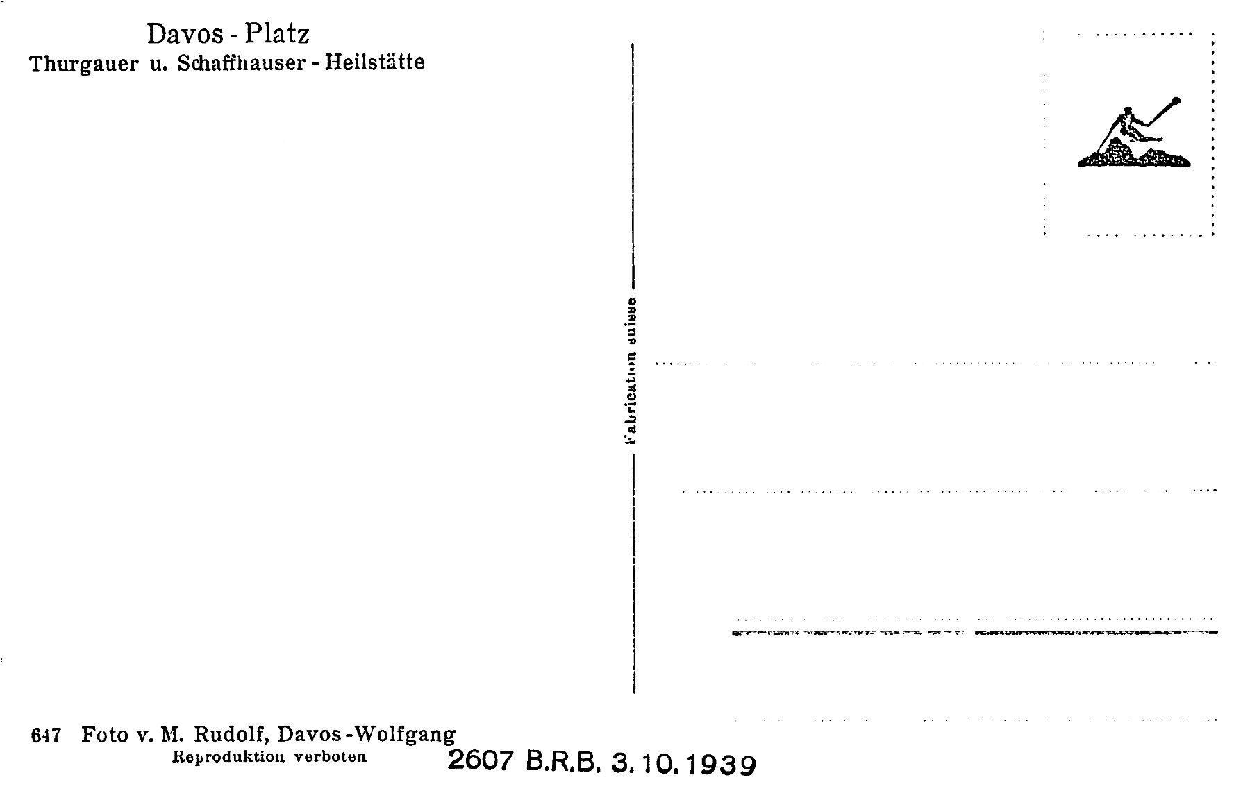 Ansichtskarten: 3x Davos – Gebraucht aus Ottikon b.Kemptth. von Neptun1974 3