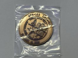 NASA - Pièce commémorative de la mission STS-103, Nicollier