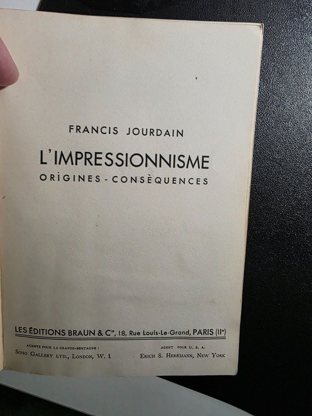 Libri: L'Impressionnisme - antikes Buch - Origines Conséquences – Usato da Walterswil BE venduto da Lonitti 6