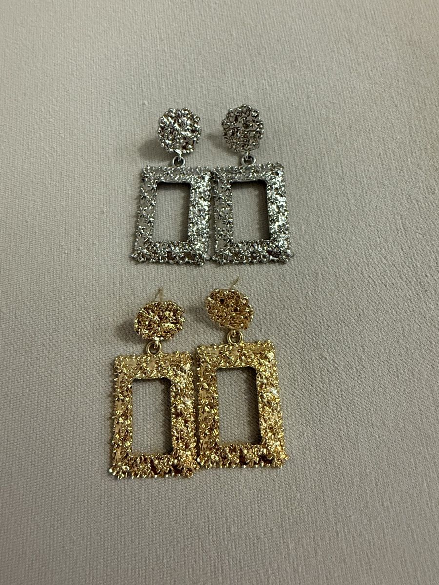 Orecchini pendenti & Orecchini a lobo: 2er Set Ohrringe gold & silber – Usato da Oberhofen Thun'see venduto da KeleshC 3