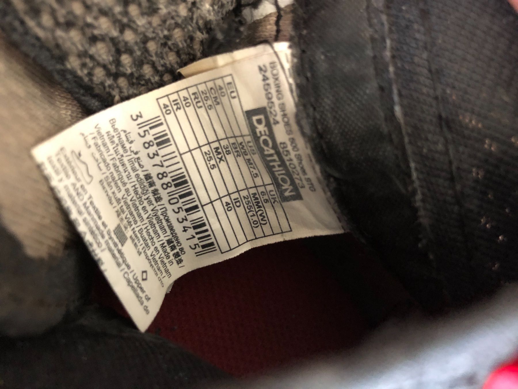 Scarpe da uomo: Decathlon Outshock Boxer Schuhe Gr.40. – Usato da Obergerlafingen venduto da cabo4 4