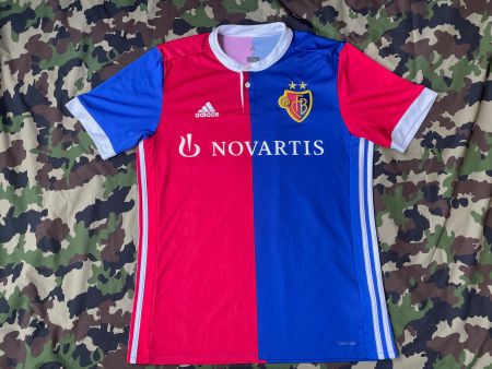 2018 FCB Basel Adidas Football jersey Sz M