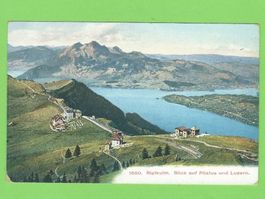 Rigikulm, Blick auf Pilatus und Luzern