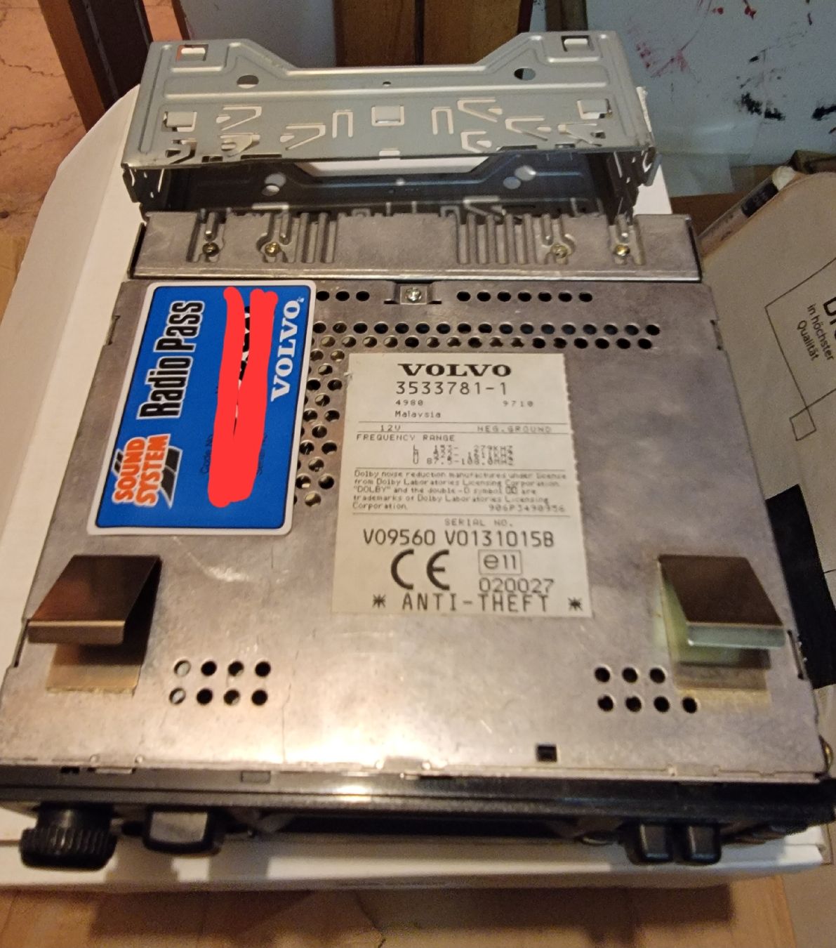 Radios: Autoradio Volvo CR-906 mit Kassettendeck mit Code – Gebraucht aus Rigi-Kaltbad von Marion_Fercher 1