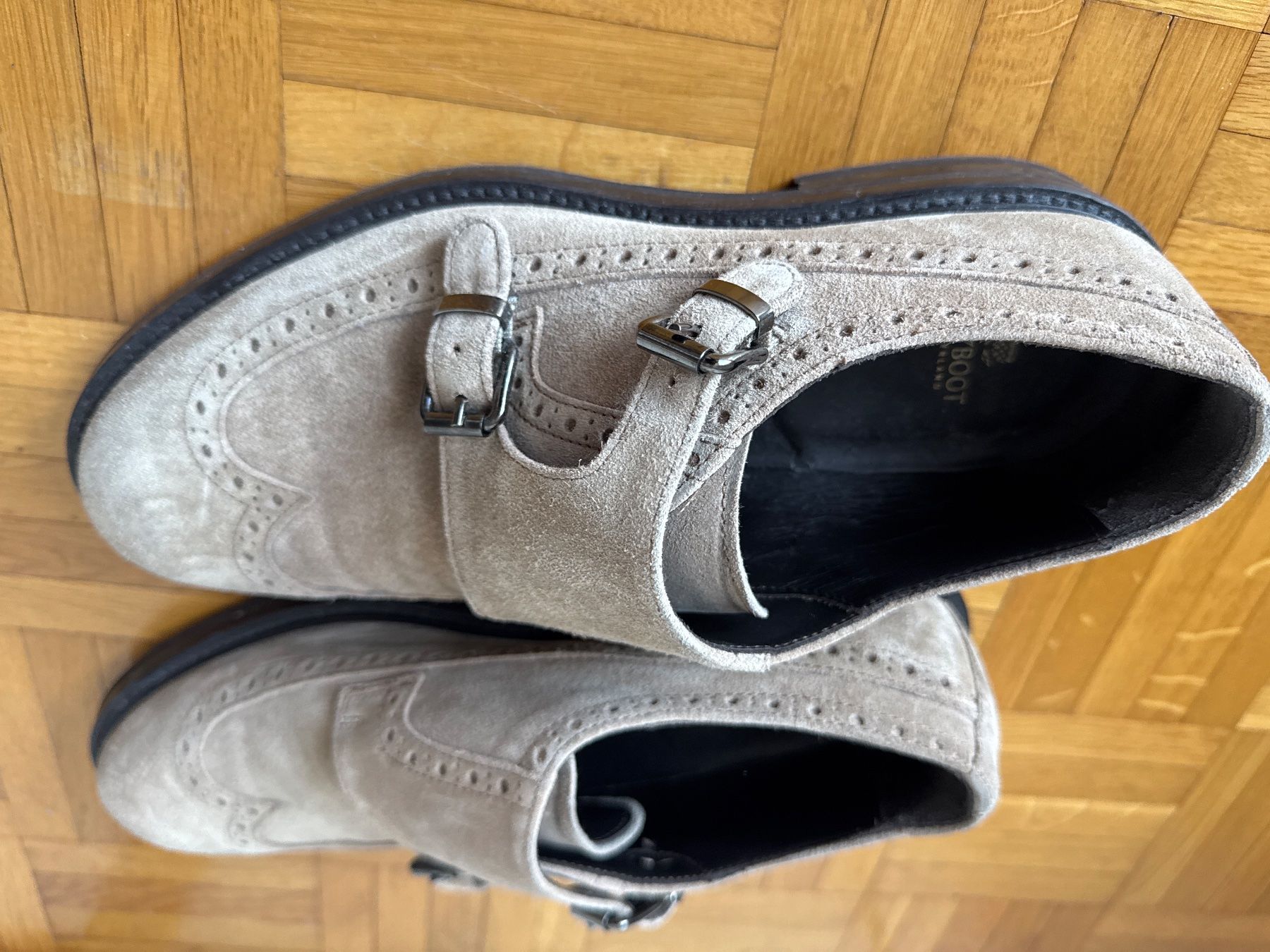 Navyboot Scarpe da uomo: Herren Navyboot Doppel-Monk Schuhe Gr. 41 – Usato da Winterthur venduto da britsi 2