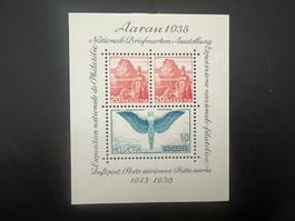 1938 Aarau Block *     (A610)