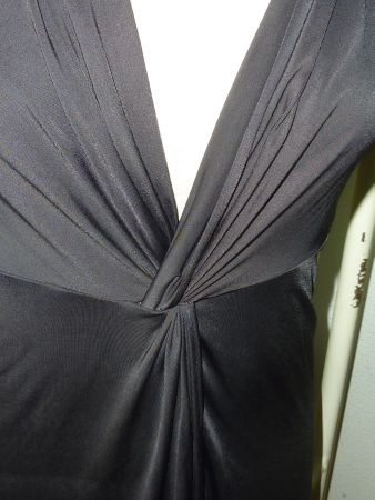 robe noir fluide col V taille M ESTIVAL pour femme