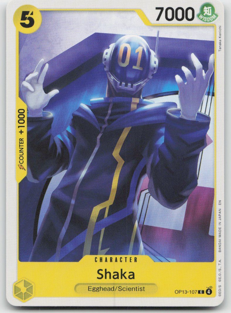 Bandai Sammelbilder & Trading cards: One Piece Shaka OP13-107 C – Gebraucht aus Lugano von VlaseCard