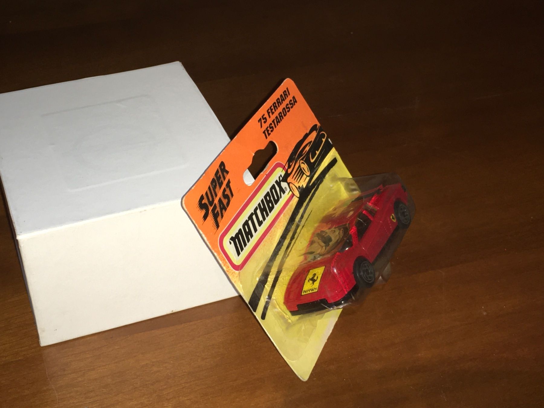 Matchbox Modellini d'auto: Ferrari Testaross Matchbox Super Fast 75 - Vintage!! – Nuovo (secondo la descrizione) da Wohlen AG venduto da PrivatSammlung 2