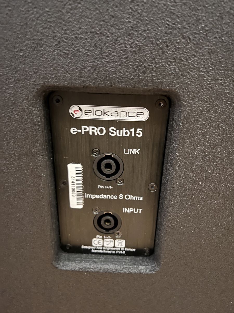 Casse acustiche: Elokance e-Pro Sub15 subwoofer 900w rms 8ohm – Nuovo (secondo la descrizione) da Emmenbrücke venduto da denola 3