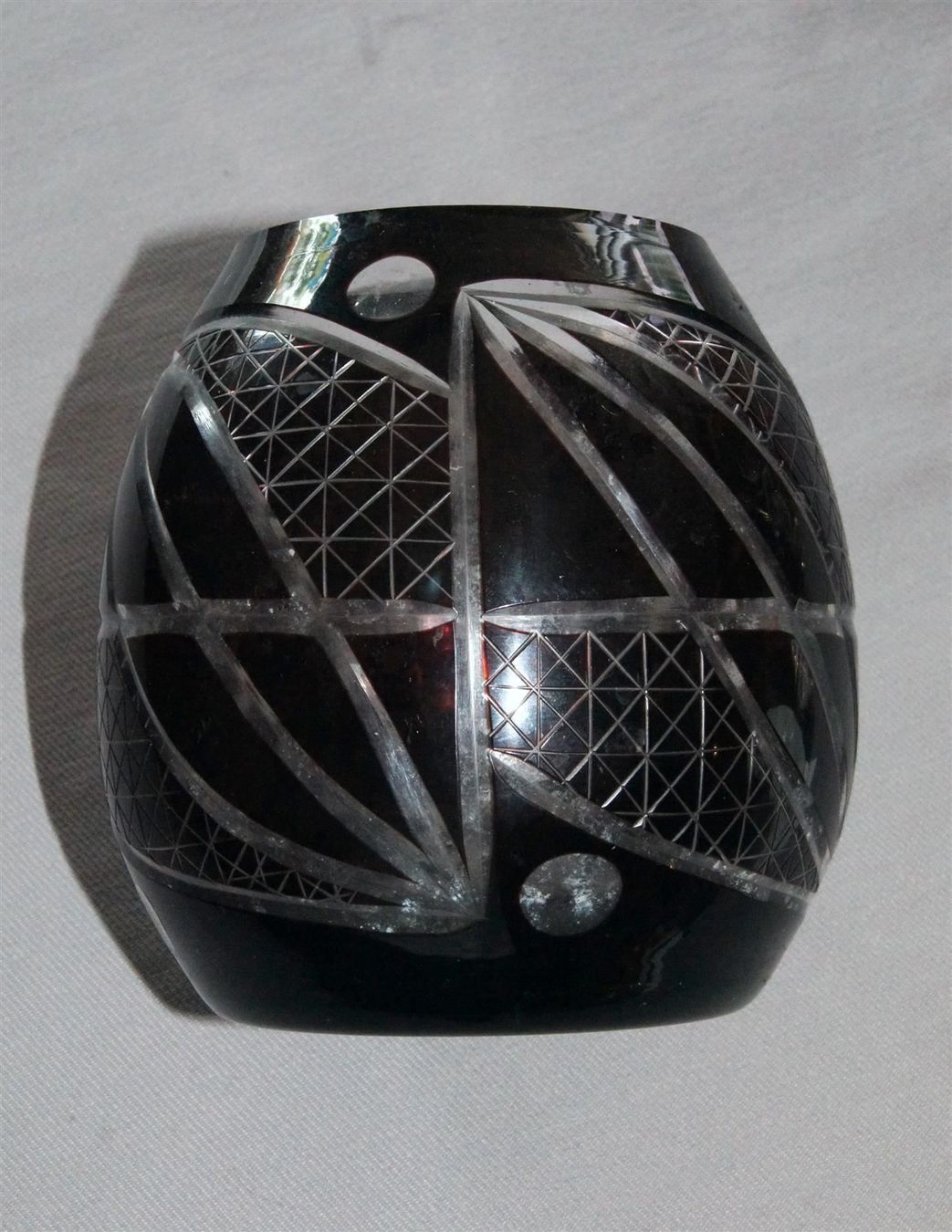 Vasi & Recipienti: Böhmische Vase Überfangglas rot – Usato da Geroldswil venduto da ARTEFACTO 3