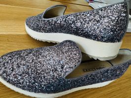 Buffalo Glitzer Schuhe, neuwertig, Gr. 40