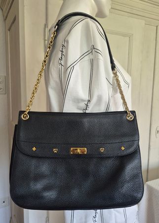 MCM Crossbody Bag, aus Leder
