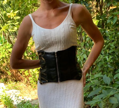 Top di viscosa a maglia--S/M-nuovo-colore bianco