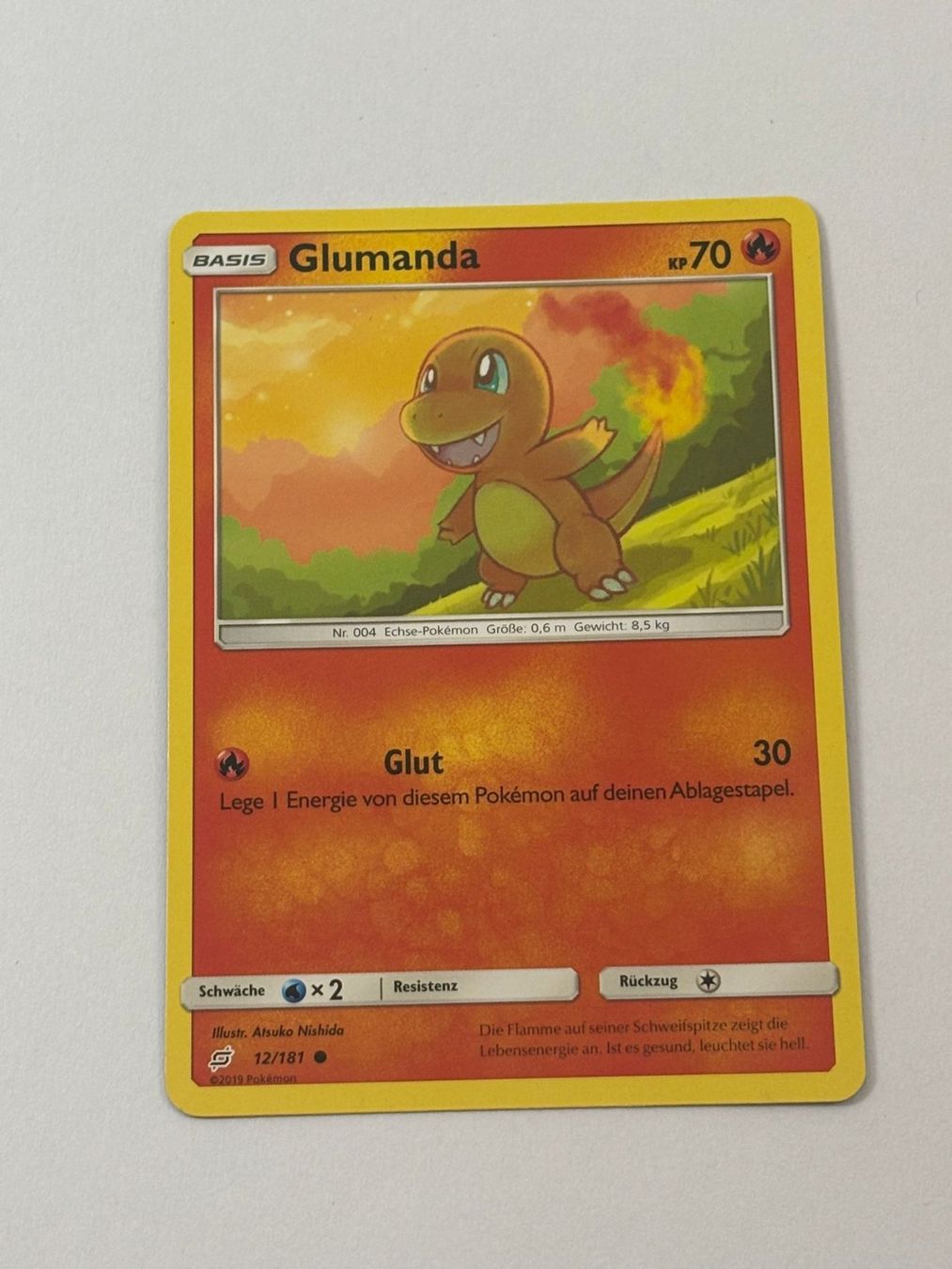 Pokémon Carte collezionabili: Pokemon-Karte Glumanda 12/181 – Usato da Herisau venduto da Seyashop1