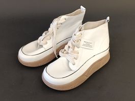 Chaussures montantes blanches taille 38.5
