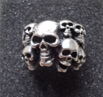 Skull Ring, 20 mm. EU Grösse 62