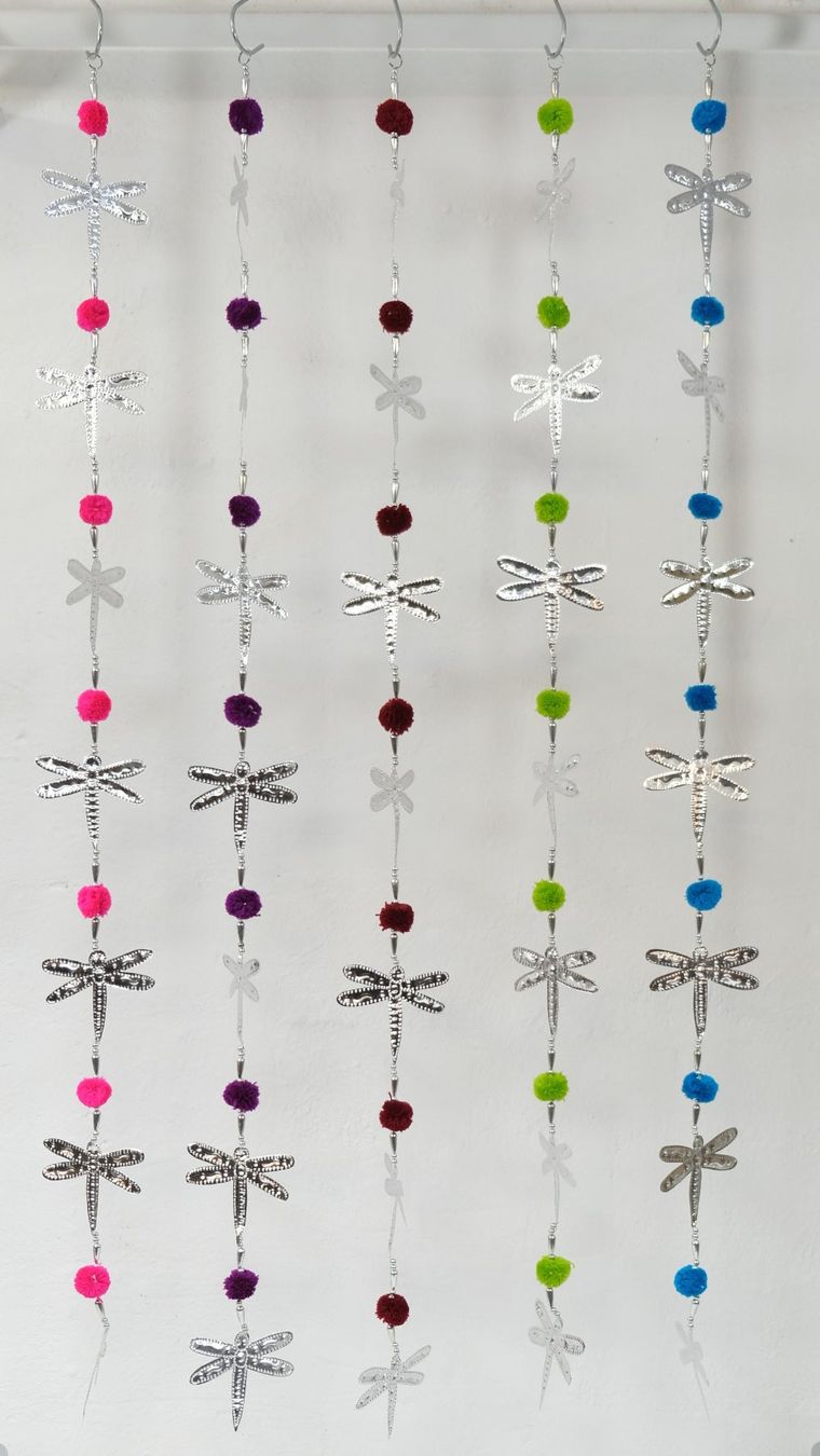 Tutte le decorazioni: Set 5x Libelle Mobile Dekoketten Girlande – Nuovo (secondo la descrizione) da Zürich venduto da Masala-Oase 1