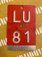 Velonummer LU 81