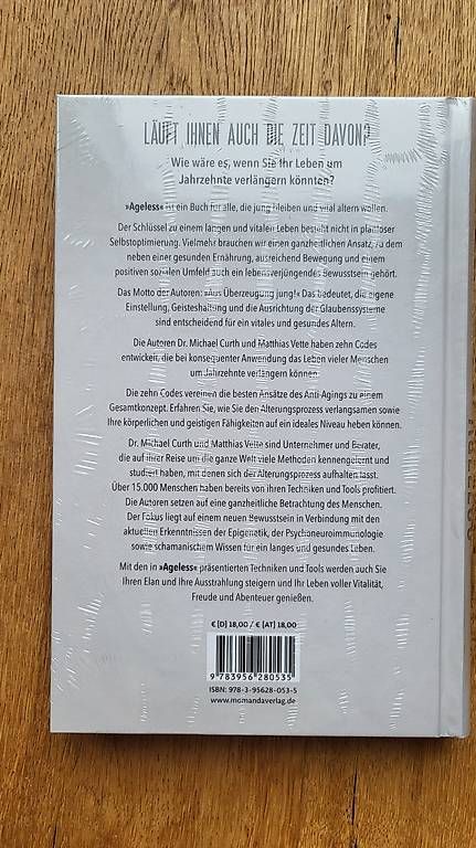 Libri: Ageless von Dr. Michael Curth – Nuovo e nell'imballaggio originale da Hofstetten SO venduto da psp_hyn5 1