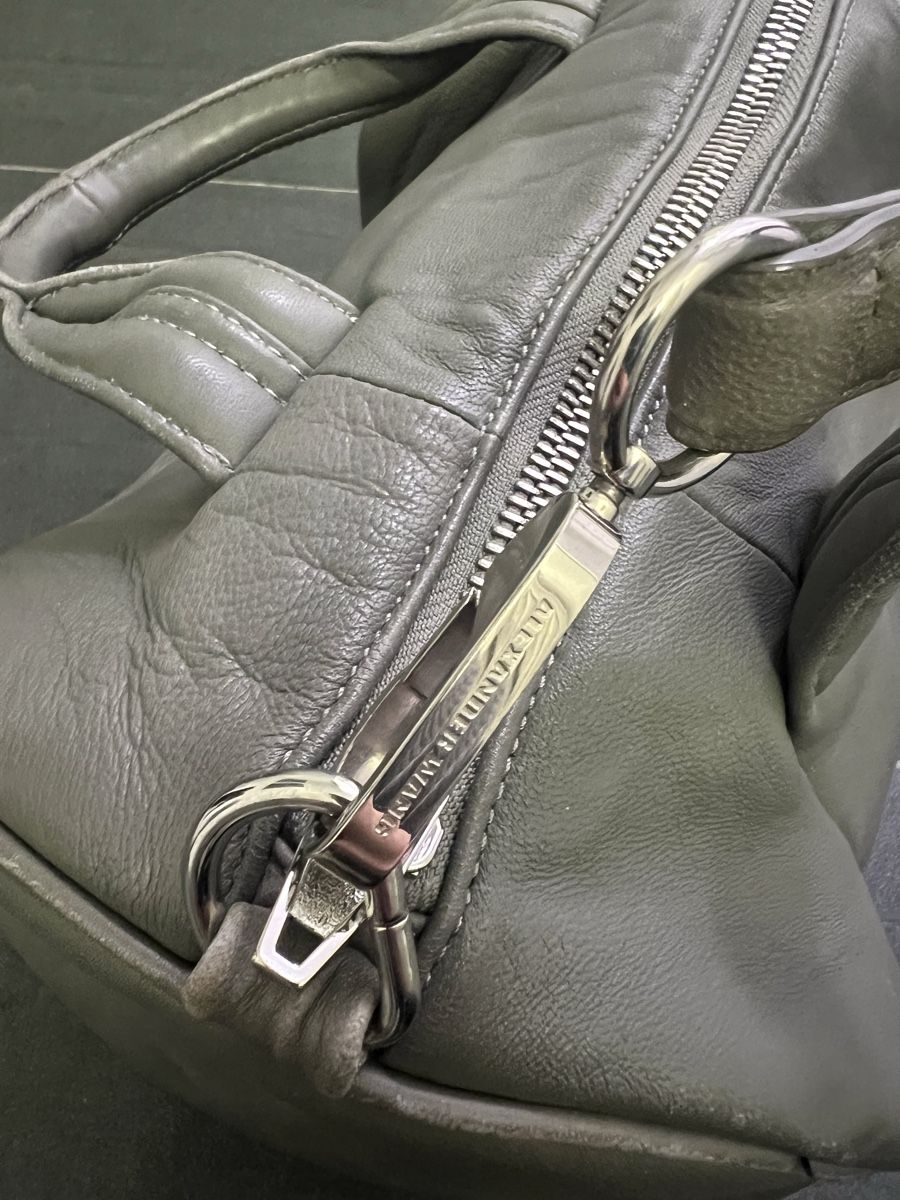 Alexander Wang Borse da donna: Alexander Wang Tasche, Nieten, Leder, grau – Usato da Zürich venduto da ERueff 2