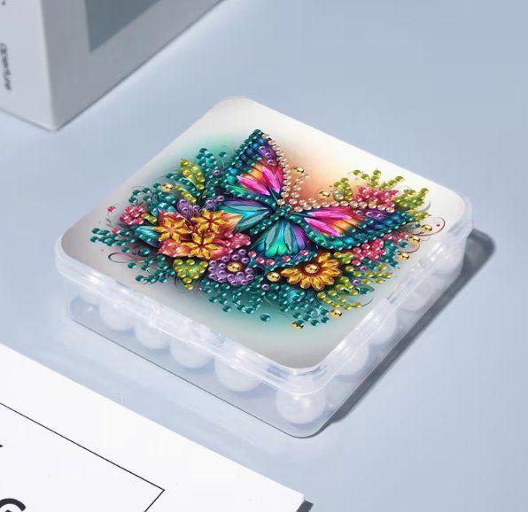 Kit bricolage: Diamond Painting Box Schmetterling – Nuovo e nell'imballaggio originale da Obergösgen venduto da Diamond-Painting