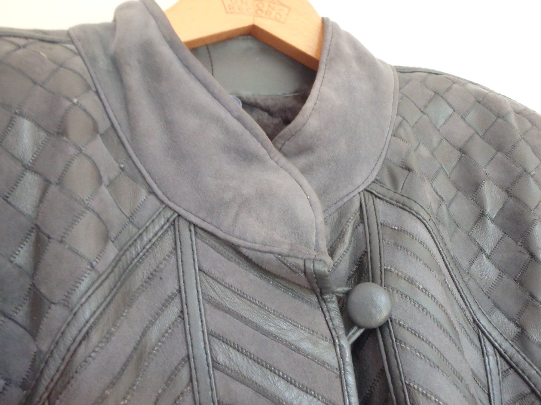 Manteaux: Vintage Leder Mantel, echtes Leder mit Fee, Grösse 40 – D'occasion à Schöfflisdorf par pullux 2