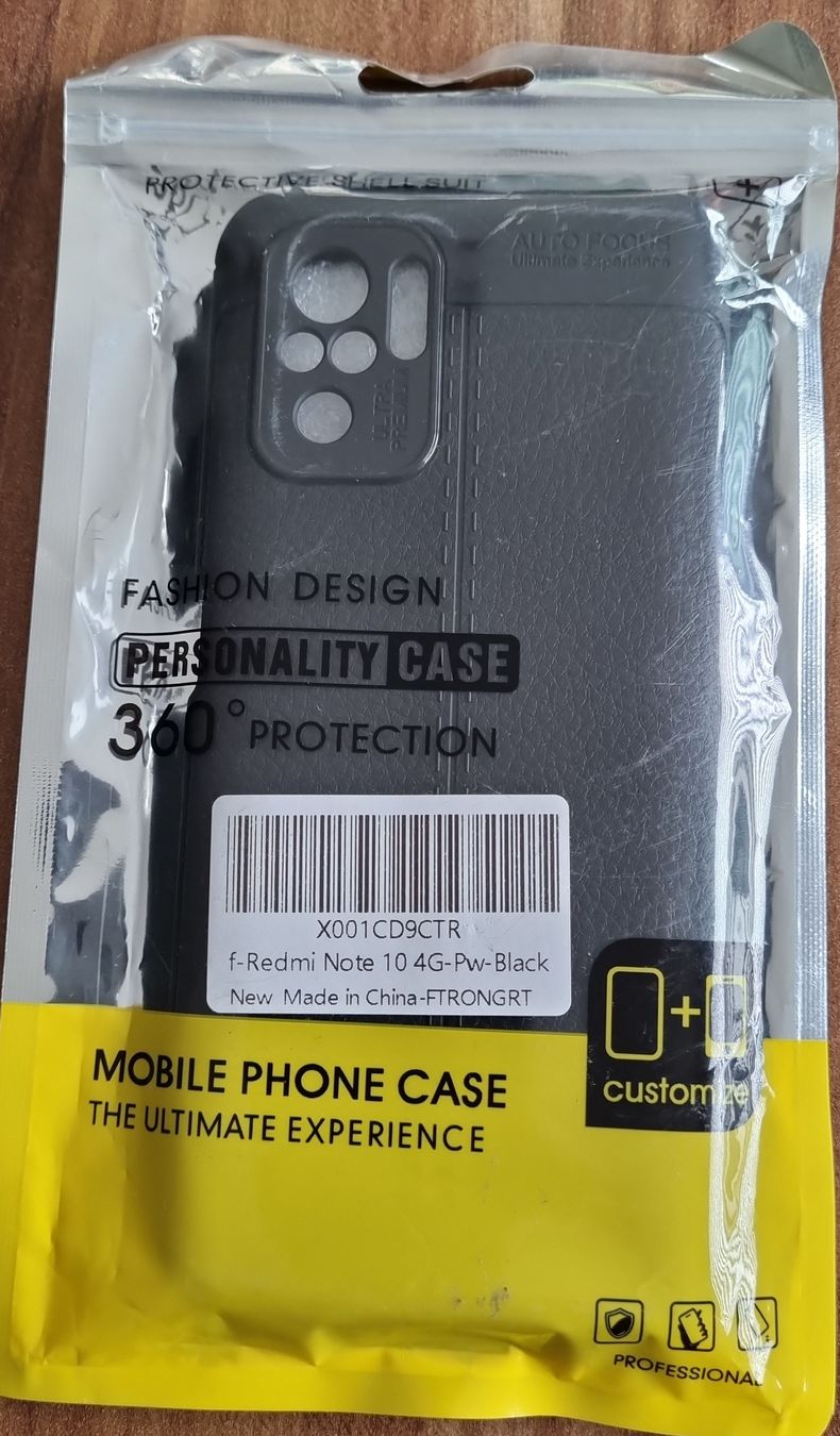 Cover & Protezioni schermo: Coque Redmi Note 10 4G Noir - Protection élégante! – Nuovo e nell'imballaggio originale da Courtepin venduto da marco_polo_xiii