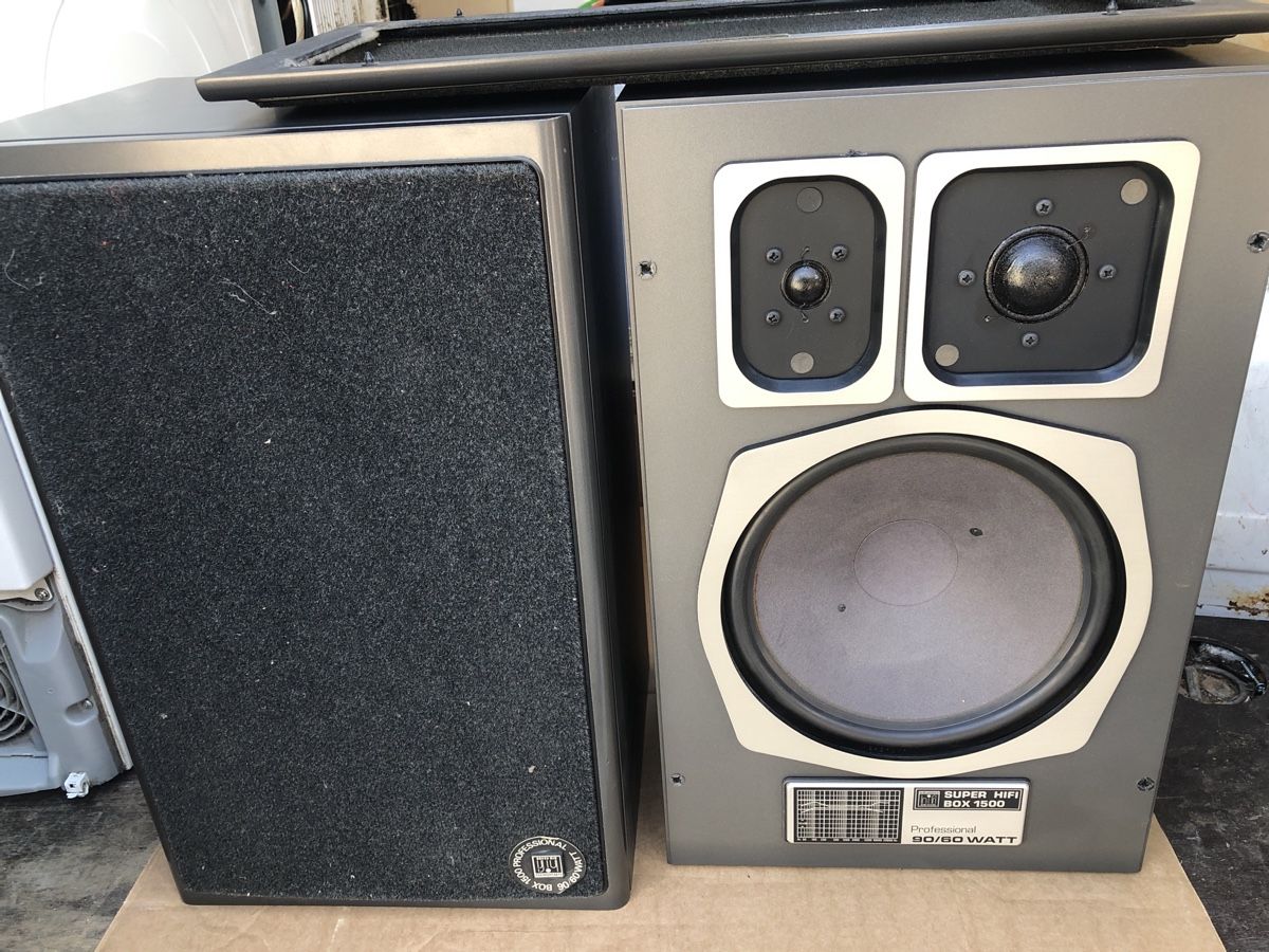 Grundig Lautsprecher: Vintage Grundig Super -hifi  Box 1500 – Gebraucht aus Biel-Bienne von alos07
